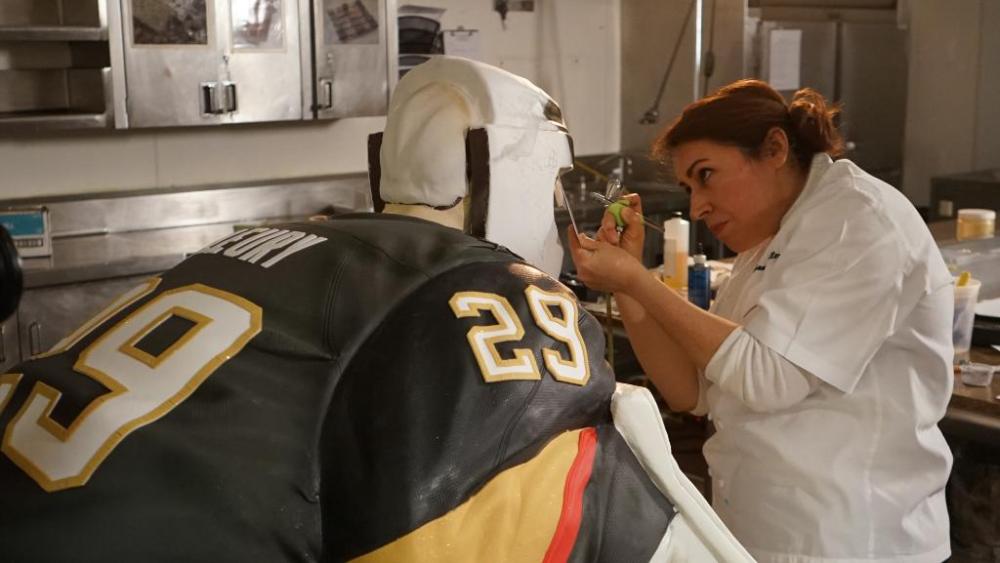 Bellagio 5 ft Chocolate Sculpture Marc Andre Fleury